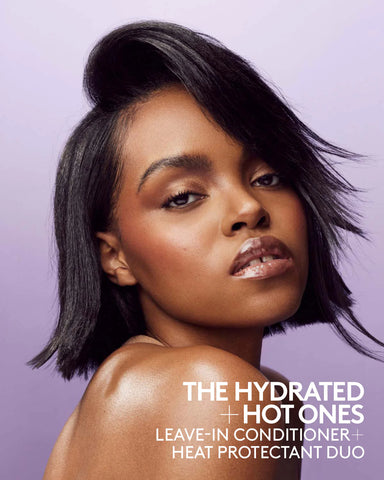 The Hydrated + Hot Ones Leave-in Conditioner + Heat Protectant Duo