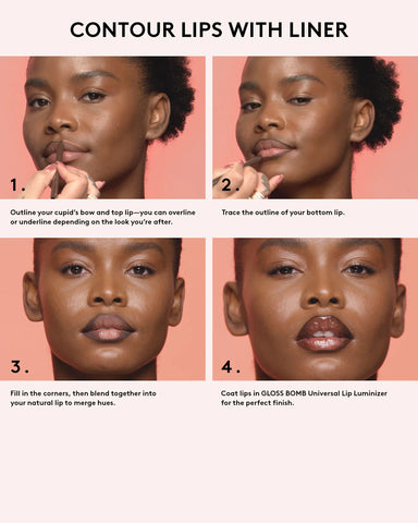 Trace'd Out Longwear Waterproof Pencil Lip Liner — Bubble-tini