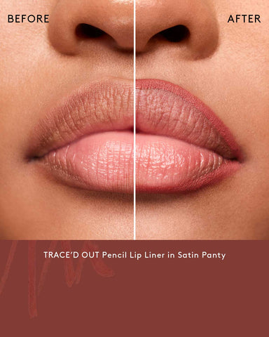 Trace'd Out Longwear Waterproof Pencil Lip Liner — Satin Panty
