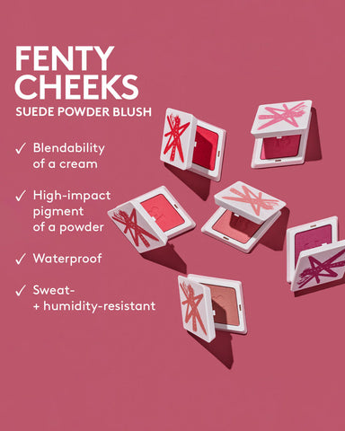 Fenty Cheeks Suede Powder Blush — Just A Crush