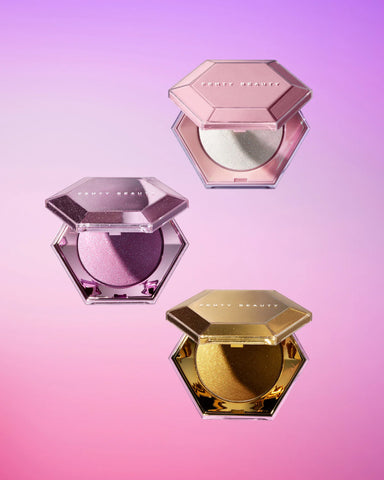 Diamond Bomb All-Over Diamond Veil — Pink Ice