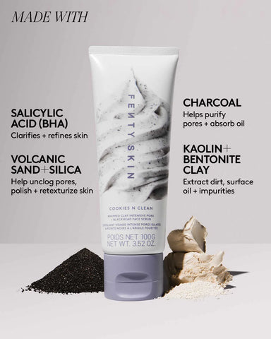 Cookies N Clean Whipped Clay Intensive Pore + Blackhead Face Scrub
