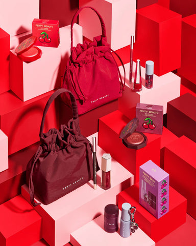 Cherry Mouth 3-Piece Lip Set + Pouch